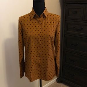 Pumpkin Spice Polka Dot Long Sleeve